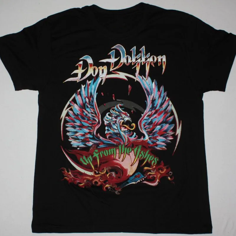 Camiseta unisex de algodón vintage negra de Hot Dokken Band, talla S-234XL, PP965