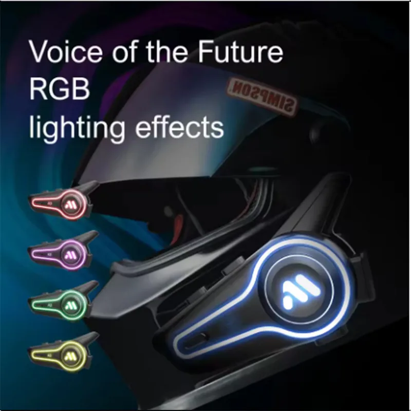 

Новый мотоциклетный шлем A3 Pro, Bluetooth-гарнитура, водонепроницаемая шумоподавляющая, MP3, поддерживаемая бесшовная связь для нескольких человек, домофон