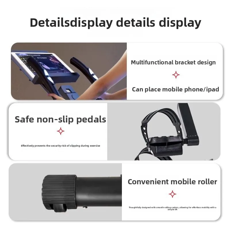 دراجة تمارين مقاومة مغناطيسية داخلية، دراجة لياقة منزلية فائقة الهدوء لتخفيف الوزن، نموذج للاستخدام المنزلي المدمج