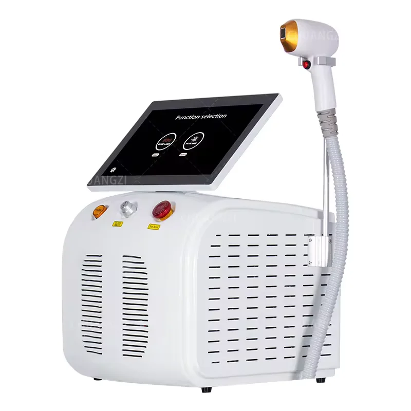 Ice Point Painless Hair Removal And Skin Rejuvenation Machine 2024 New Nd Yag Laser 755 808 1064nmＤesktop Hair Removal Ｄevice