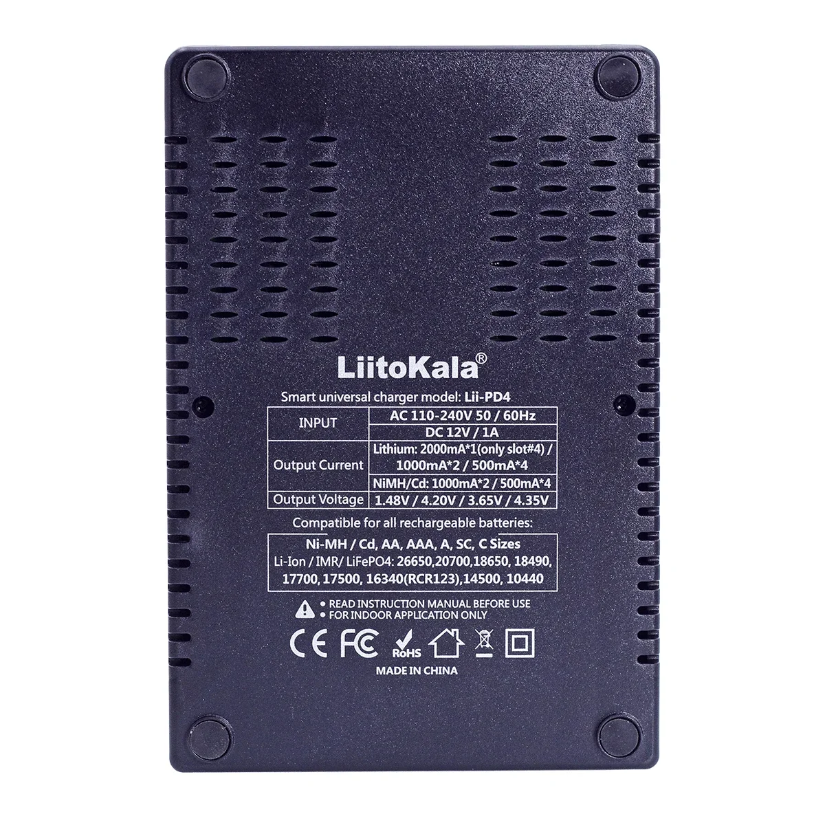 Liitokala Lii-PD4 3.7V 3.2V 1.2V شاحن بطارية شاشة الكريستال السائل 18650 21700 26650 20700 18350 26700 AA AAA الخ اختبار القدرة
