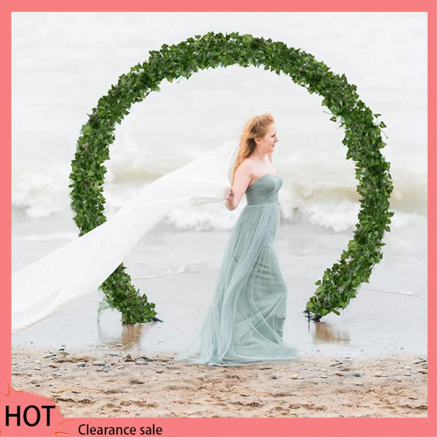 

A88Z 120Pcs Artificial Ivy Vine Hanging Garland False Leaf Vine Family Garden Wedding Wall Decoration, 84 Feet, Green