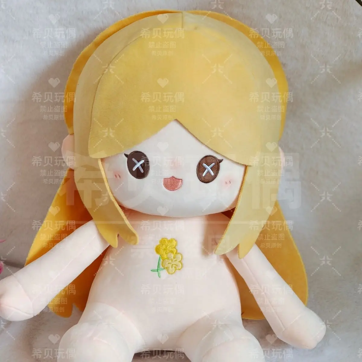 

40CM Identity V Alice Deross Reporter Girl Soft Plush Doll Body Anime Dress Up Stuffed Toy Sitting Posture Pillow Cushion Gift