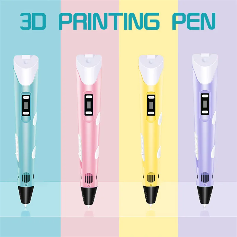 3D Printing Pen Electronic Toy Children DIY Drawing Creative 3D Art Craft Print Prop Funny Education Birthday Toy Gift for Kid