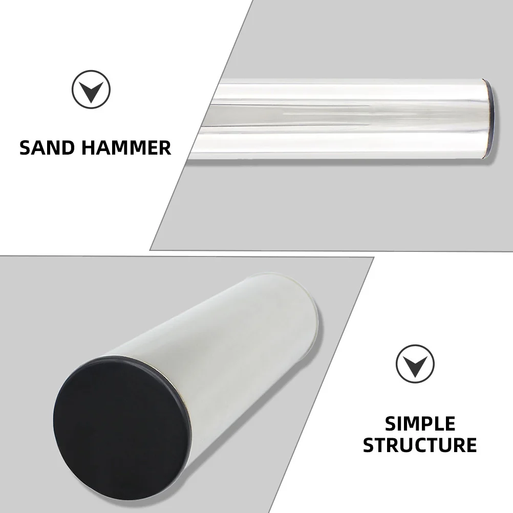 

2pcs Sand Shaker Metal Percussion Instrument For Rhythm Training Musical Instrument Kids Beginners Party Live Band Accompaniment