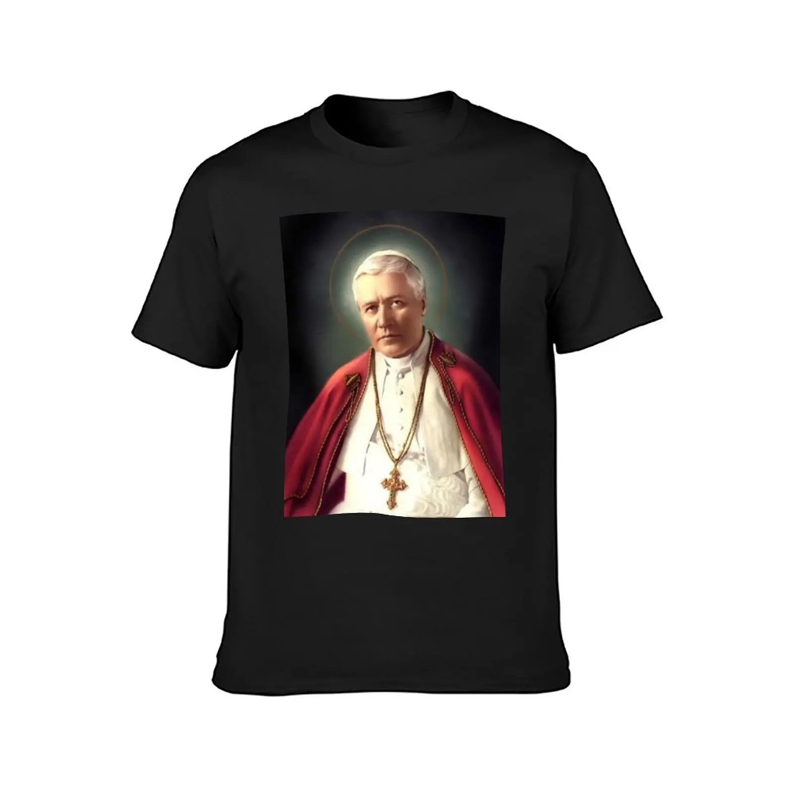 Pope Pius X - Saint of the Day 21 august T-Shirt graphics sublime t shirts men