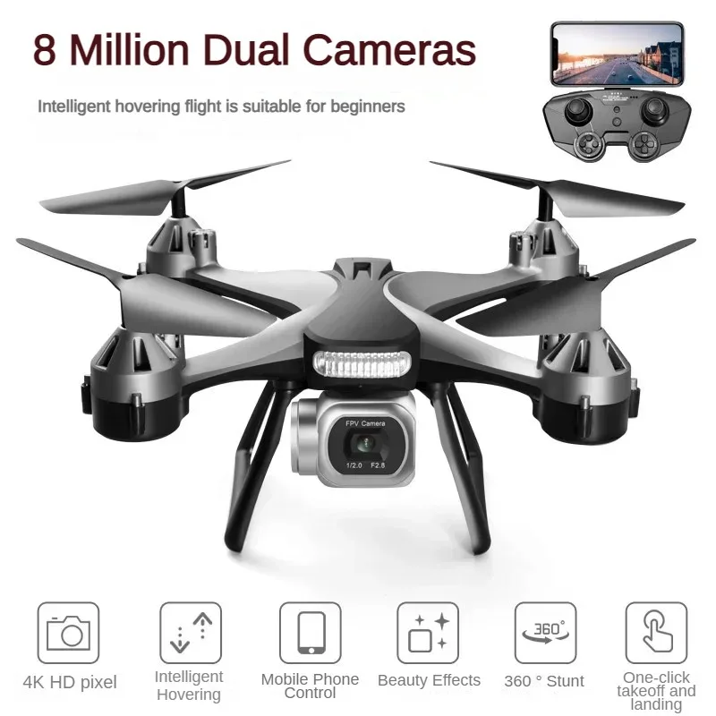 

New JC801 UAV HD Professional Dual Camera Remote Control Helicopter 4K Dual Camera Drone Aerial Photography Quadcopter WIFI