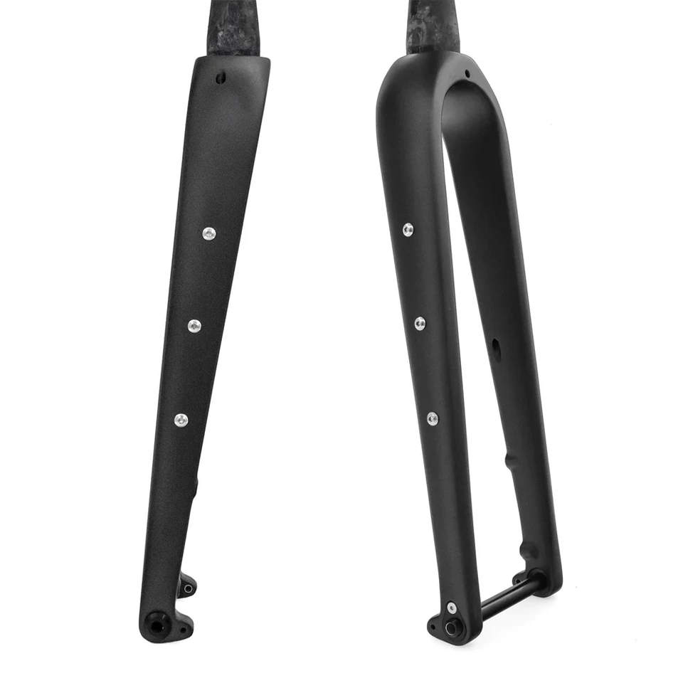 フルカーボンフォーク上下異径　上1-1/8 下1-1/4 700c用 1-1/8 to 1-1/4 Disc Tapered Carbon Fork (Thru Axle) | BYハヤシ