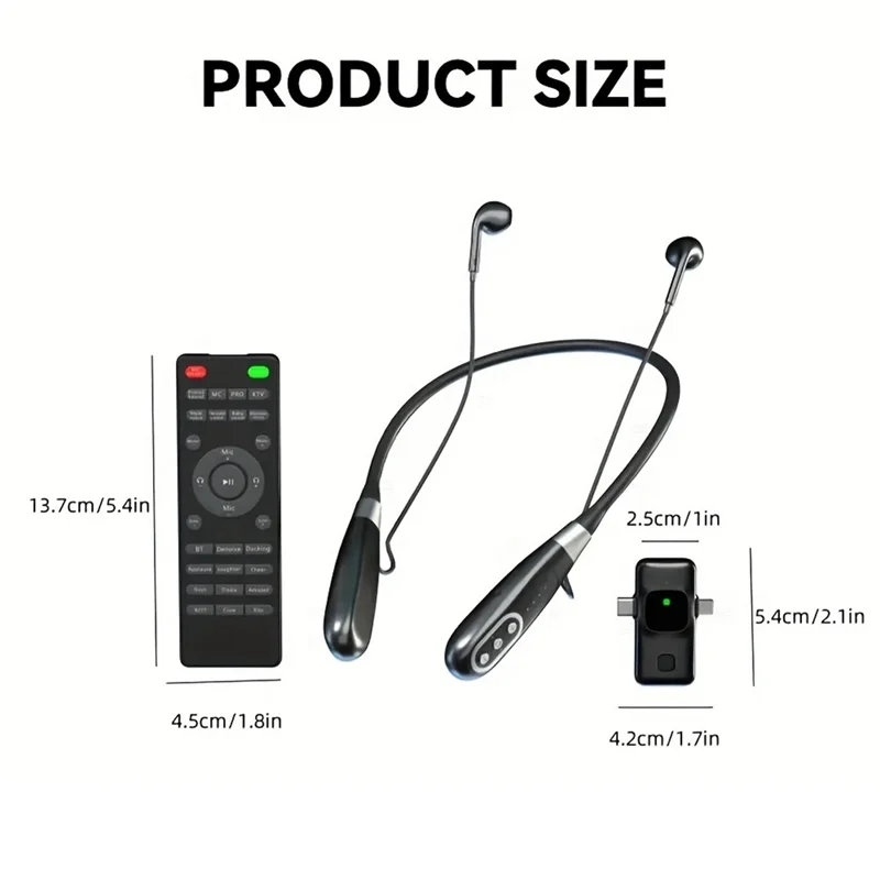 -A61K سماعة أذن معلقة بطاقة الصوت اللاسلكية سماعة الرقبة متعددة الوظائف إلغاء الضوضاء البث المباشر لعبة سماعة الرأس #6