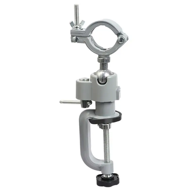 Table Vise 360 Degree Bench Rotate Clamp-On Grinder Holder Electric Drill Stand Bracket, Universal Machine Tools-AT36