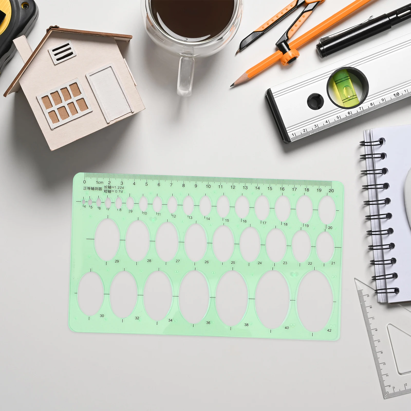 

15pcs Architectural Scale Rulers Geometric Drawing Templates Measuring Precision Geometry Drafting Tools For School Office