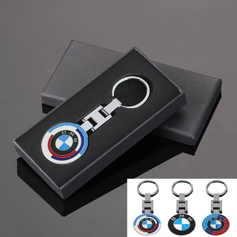 Car Emblem Keychain H Buckle Double-sided Key Ring For BMW G30 G32 G01 G02 G05 G06 G07 G26 G23 G22 F40 F20 G08 G16 G15 G14 G12