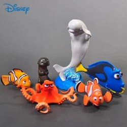 6 sztuk/zestaw Disney Cartoon znalezienie Nemo Dory PVC zabawki figurki akcji 3-11cm dekoracyjne ozdoby kolekcja lalek prezenty urodzinowe zabawki