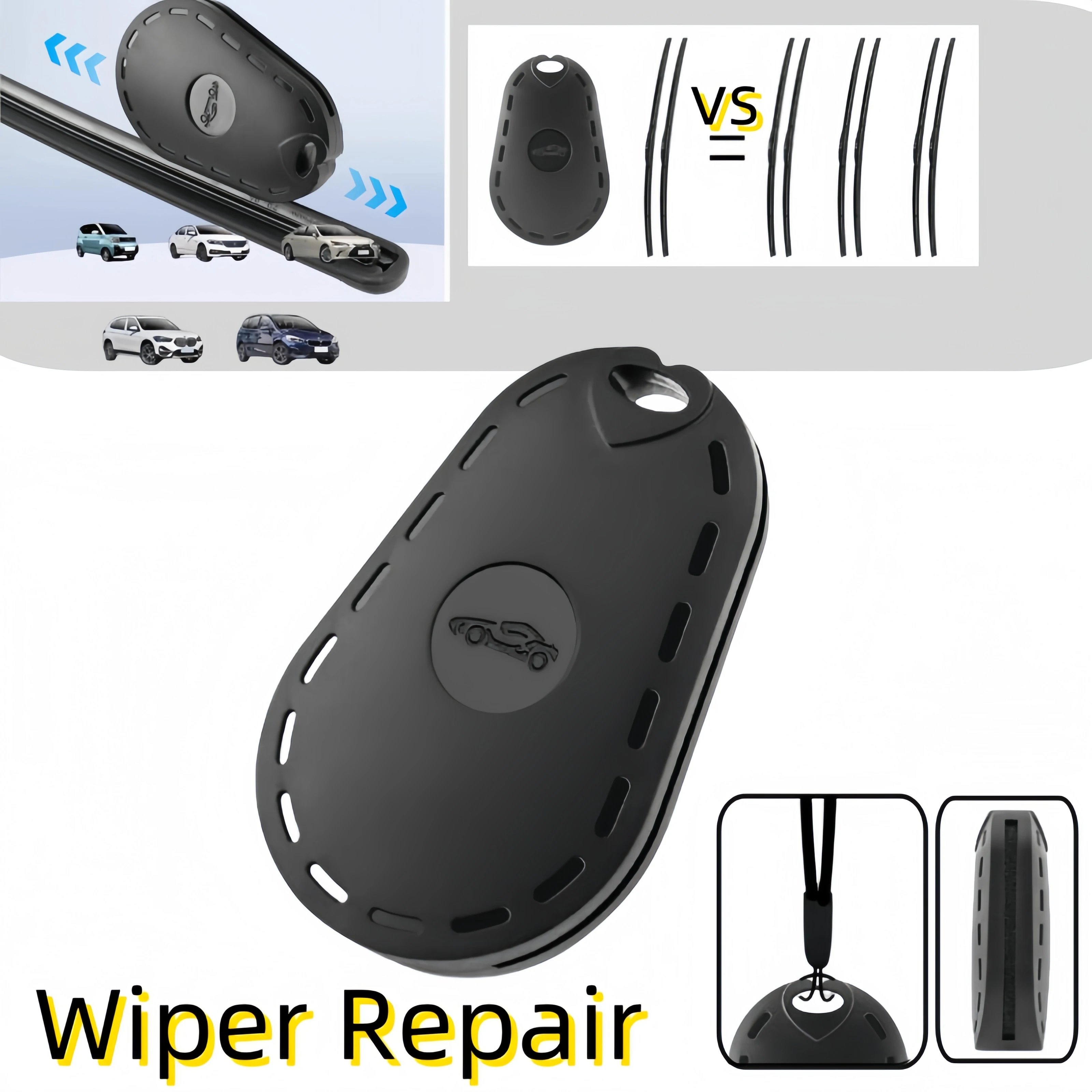 

Car Wiper Repair Tool Universal Windshield Wiper Blade Strips Polisher Kit for Rubber Scratch Mud Dust Water Stain Removal 1 Pc