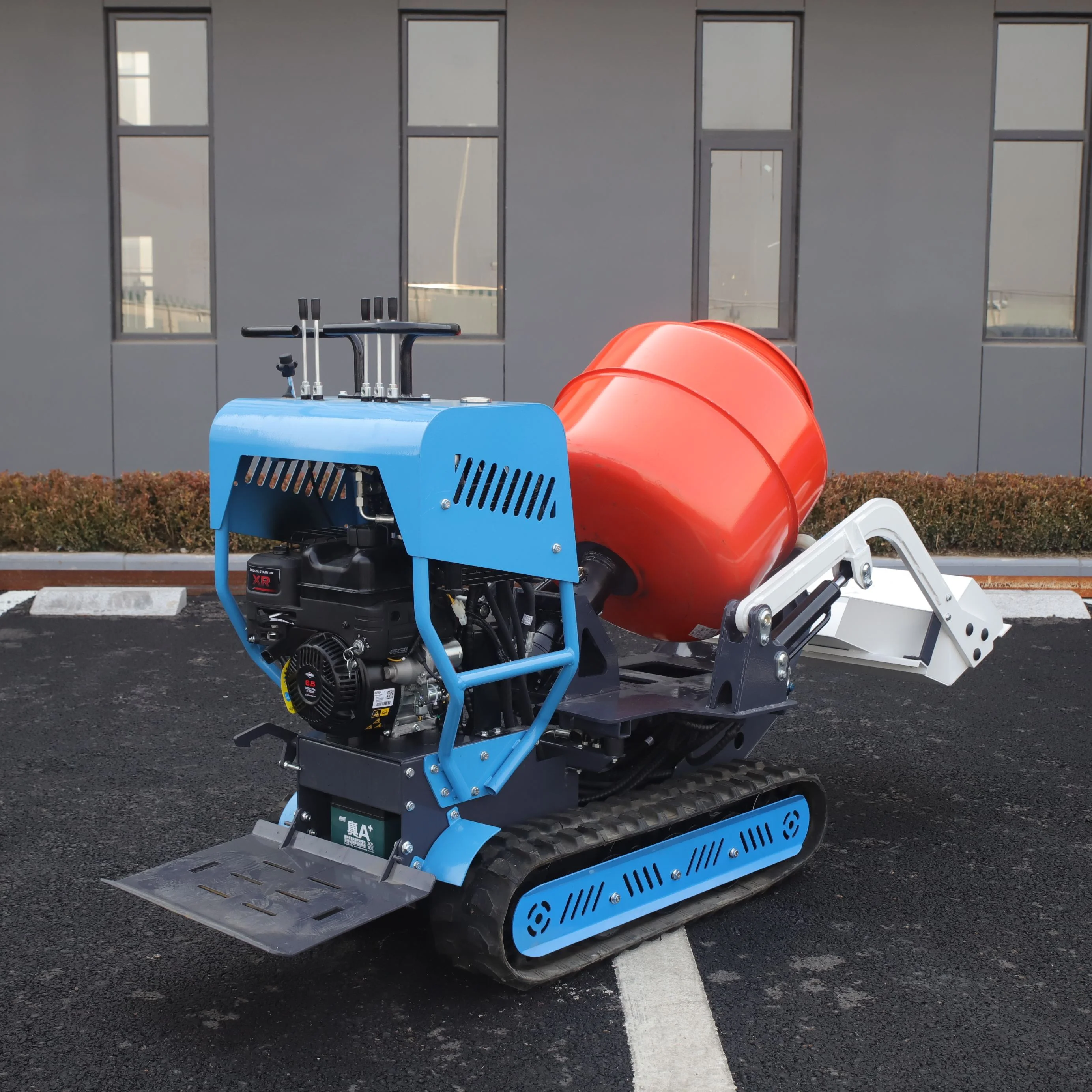 Betonmixer 800kg Hoge Vermogen Mini Dumper Aangepast Gratis Verzending Kleine Rups Dumper 1000 KG Elektrische Dumper Truck Yanmar