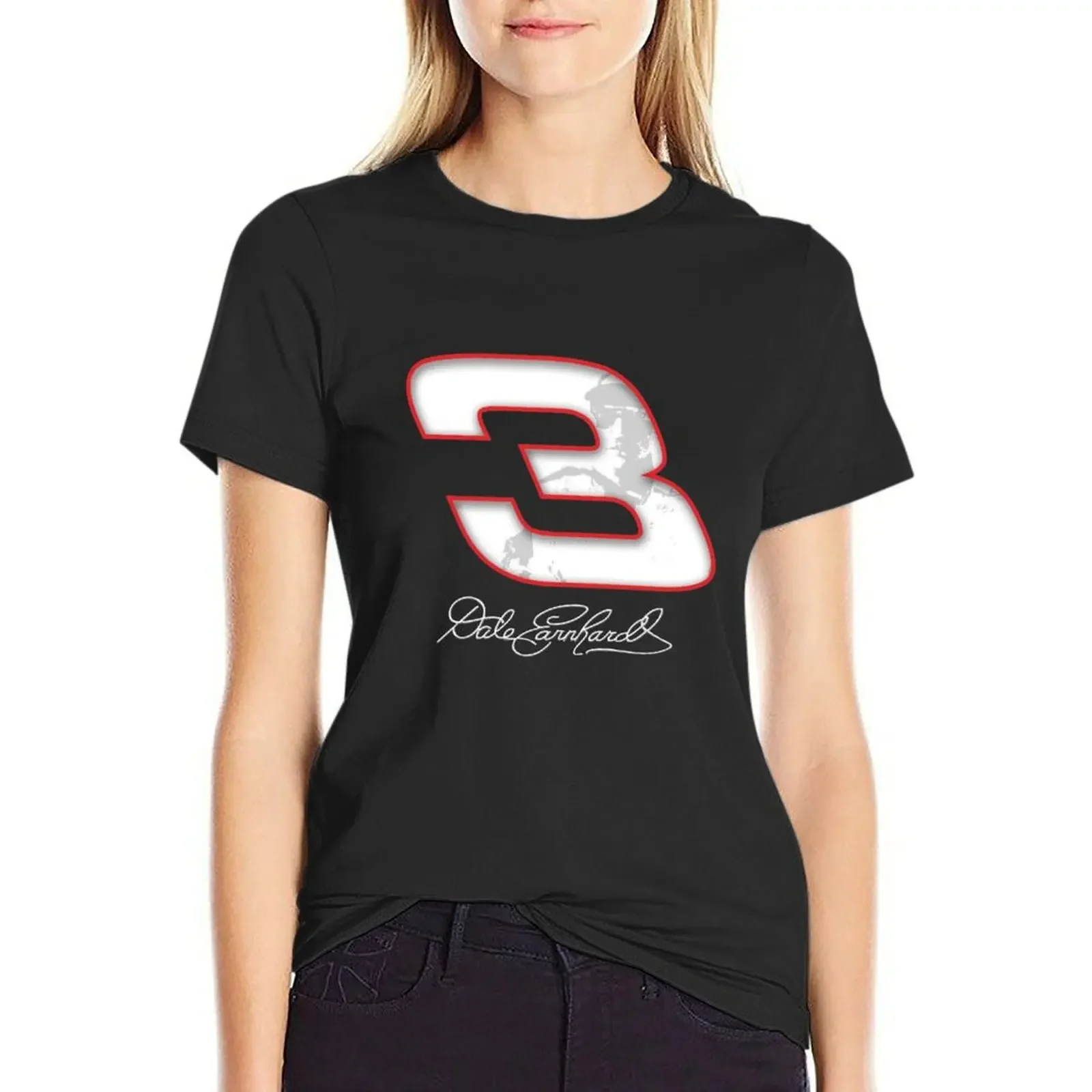 Dale Earnhardt Race Car Driver T-Shirt summer clothes anime clothes Blouse aesthetic clothes Women's tops