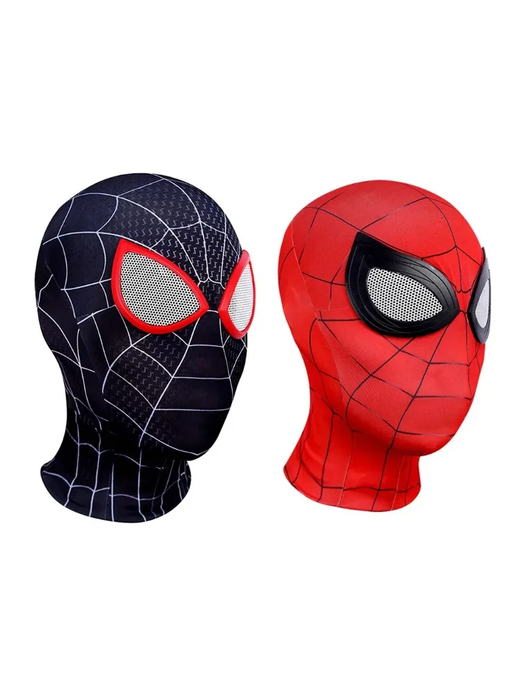 Maska superbohatera z filmu, kostium, soczewka Spidermana, kapelusz do odgrywania ról, maska na Halloween, maska na oczy na szkolne przyjęcie, prezent na urodziny lub święta. — 2