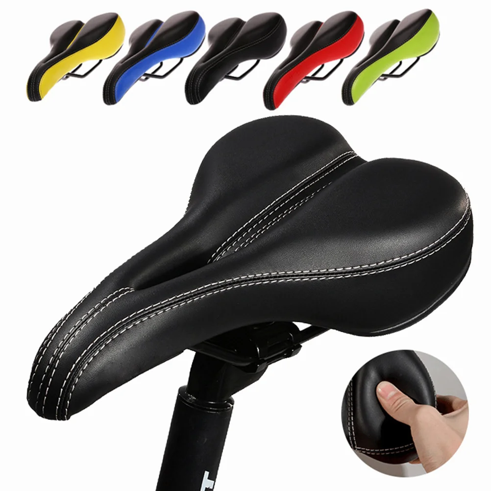 

1Pcs Comfortable Hollow Bike Saddle Breathable Design Relieve Back Pain Protect Spine for Mountain Road Folding Bikes
