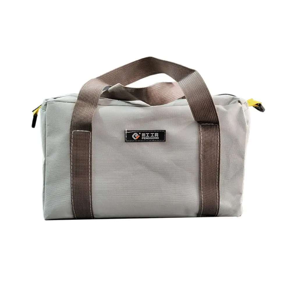 Durable Multifunction Tool Storage Bags Thickened Canvas Tool Carry Organizer Repair Bag Tool Kit Large Capacity Storage Bag