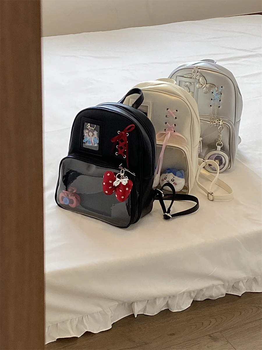 

Лента со рюшами, двойная круглая лента 2018, прозрачная многослойная школьная сумка для студентов, класс 5 см, сумка для куклы, футболка, сумка для карт