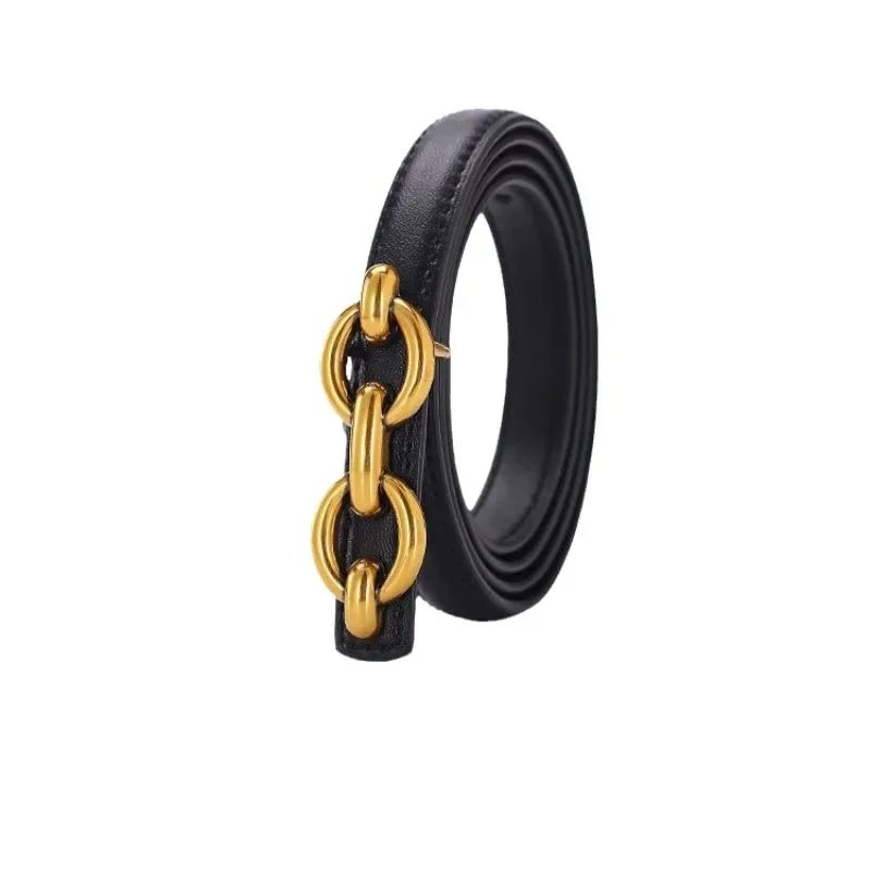 Ремень женский Ins стиль с вышивкой модный и универсальный корейский простой и модный черные джинсы декоративные брюки пояс