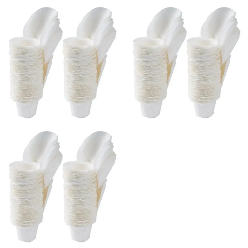A93E-450PCS Coffee Filter Paper Cup Food Grade Filter Paper Holder Coffee Machine Paper Filter Capsule K Cup With Cover
