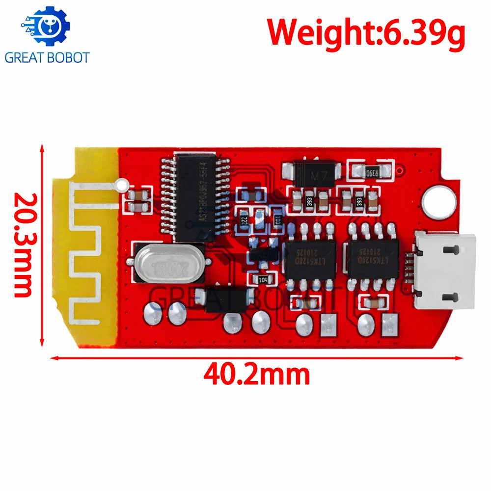 BS 1PCS DC 3.7V 5V 3W Digital Audio Amplifier Board Double Dual Plate DIY Bluetooth Speaker Modification Sound Music Module