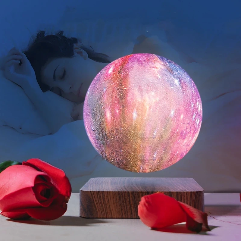 Dropshipping Smart Floating Moon Lamp Christmas Gift Night Lamp Floating Star Light Night Light Home Decor Floating Lights