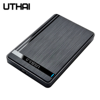 UTHAI T48 2.5 Inch SSD Solid State Mechanical Serial Port SATA Tool-Free 5Gbps USB 3.0 External Mobile HDD Enclosure