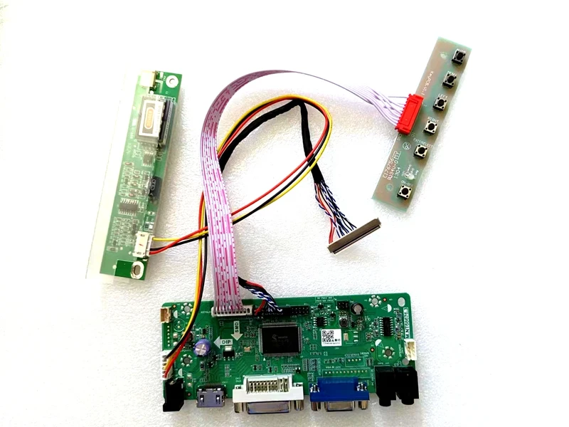 Imagem -01 - Yqwsyxl Placa de Controle Monitor Kit para Ltn141xc-l01 Hdmi Mais Dvi Vga Lcd Led Placa Controlador Driver