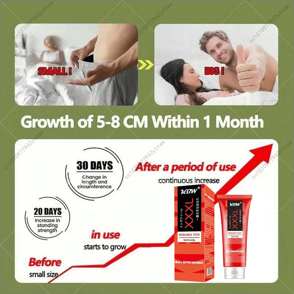 60ml forte homem pênis creme grande pênis ampliação gel ampliar pênis crescer mais grosso mais forte paus grandes creme de ampliação do pênis