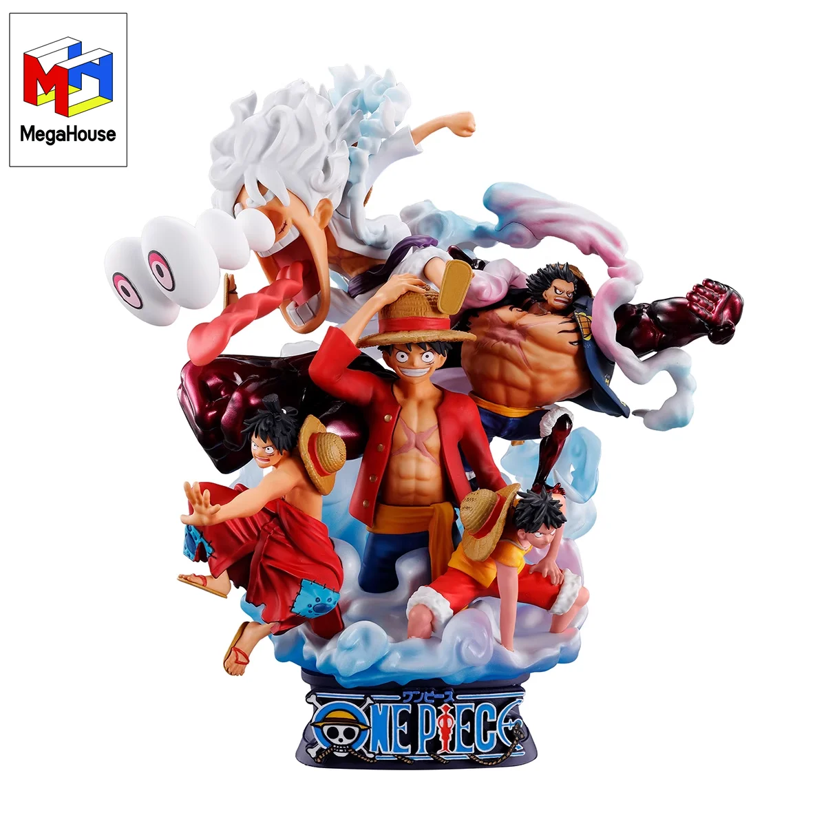 

Original MegaHouse CHARA FORTUNE One Piece Luffy Gear Fifth Sun God Nika Anime Figure Toys MH DRACAP Action PVC Model Gift