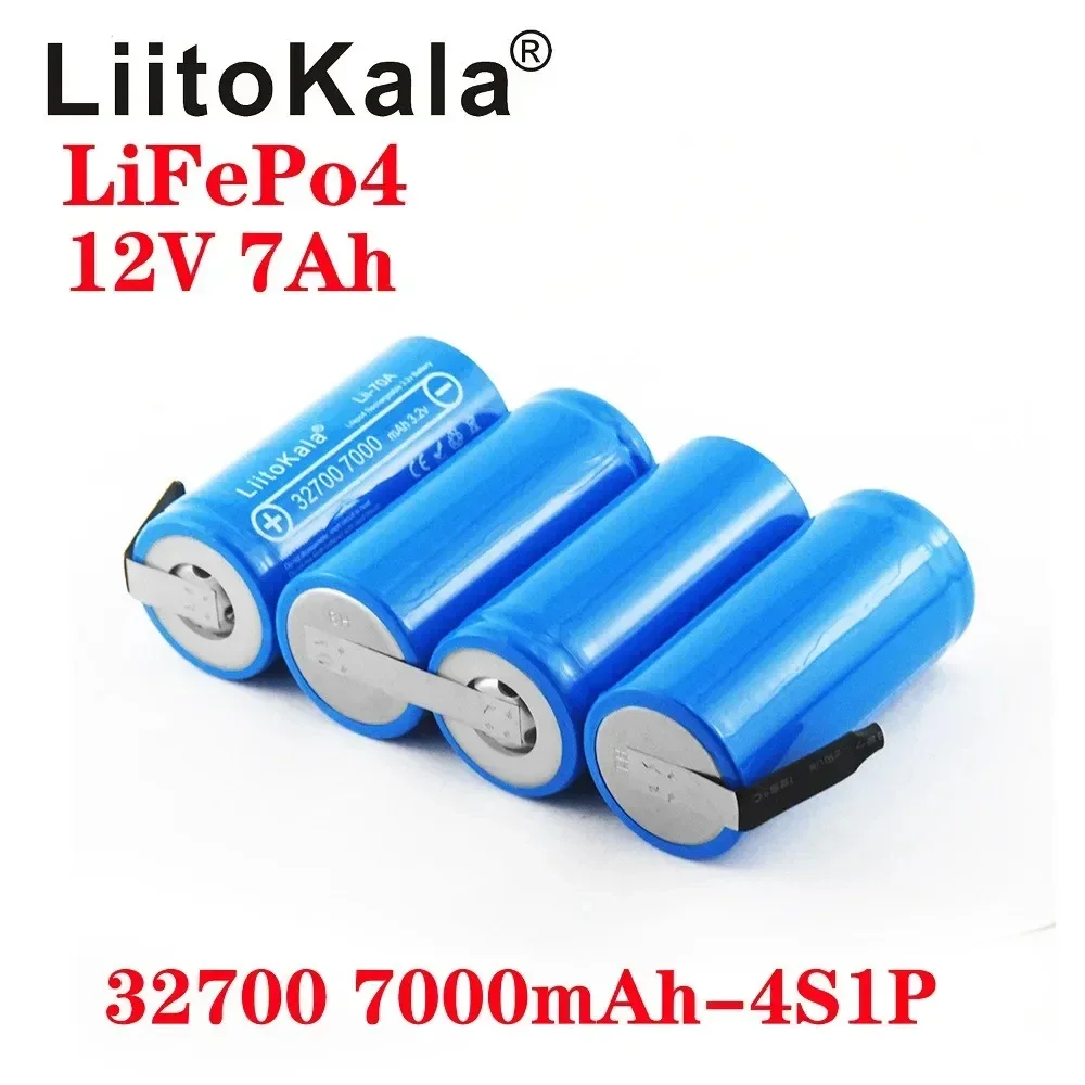 LiitoKala 12V 24V 36V 7Ah 32700 7000mAh lii-70A LiFePO4 Battery 35A Continuous Discharge Maximum 55A High power battery DIY