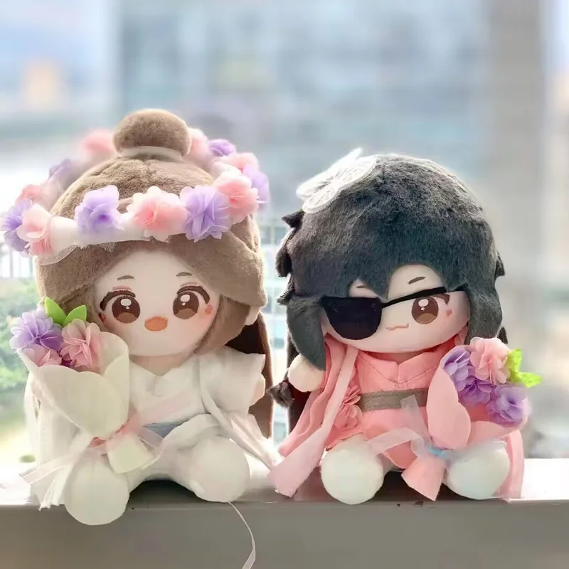 Minidoll Heaven Official’S Blessing Splendid Flowers Series Сидящая кукла Украшение комнаты Q Версия Xielian Huacheng 15 см Подарки