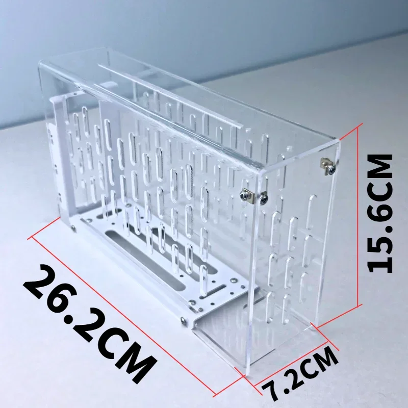 EGPU Laptop External Graphics Card 2 Slots Metal Bracket+Acrylic Frame Video Cards GPU Dock Holder Oculink PCIE External PC Case
