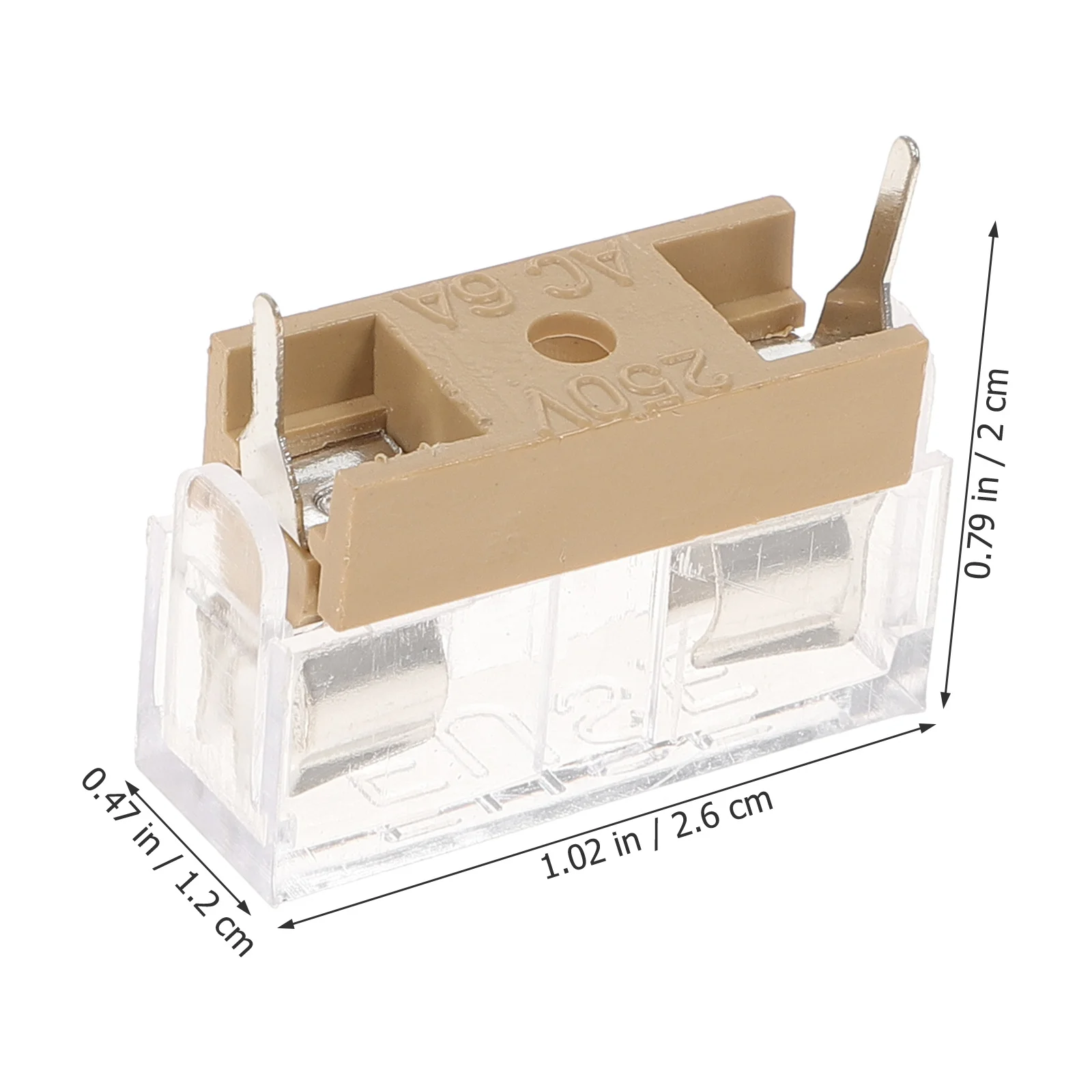 

20pcs Fuse Holder Panel Mount 30Mm 5X20 Flame Retardant Marine Fuel Sockets For Audio Car Refrigerator Juicer Rice Cooker