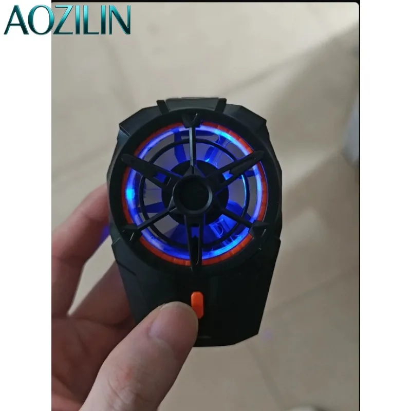 AOZILIN Rechargeable Semiconductor Cooling Back Clip Phone Cooler Vapor Chamber Low Noise Fan for Gaming Live Stream