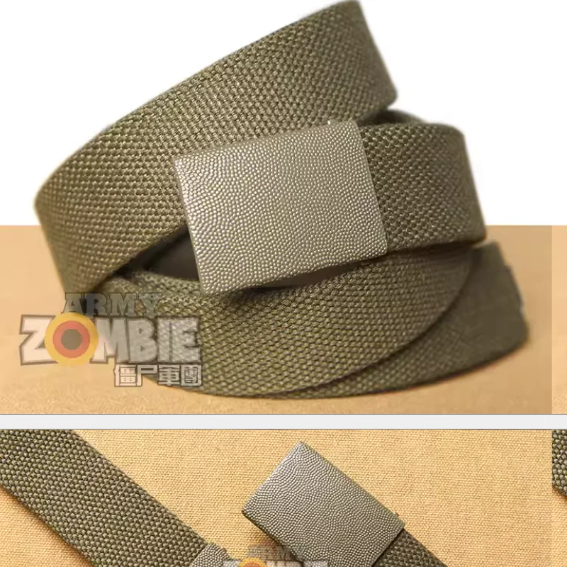 German Original Outdoor Pure Copper Buckle Canvas Nylon Buckle Inner Waistband Belt Pants Belt