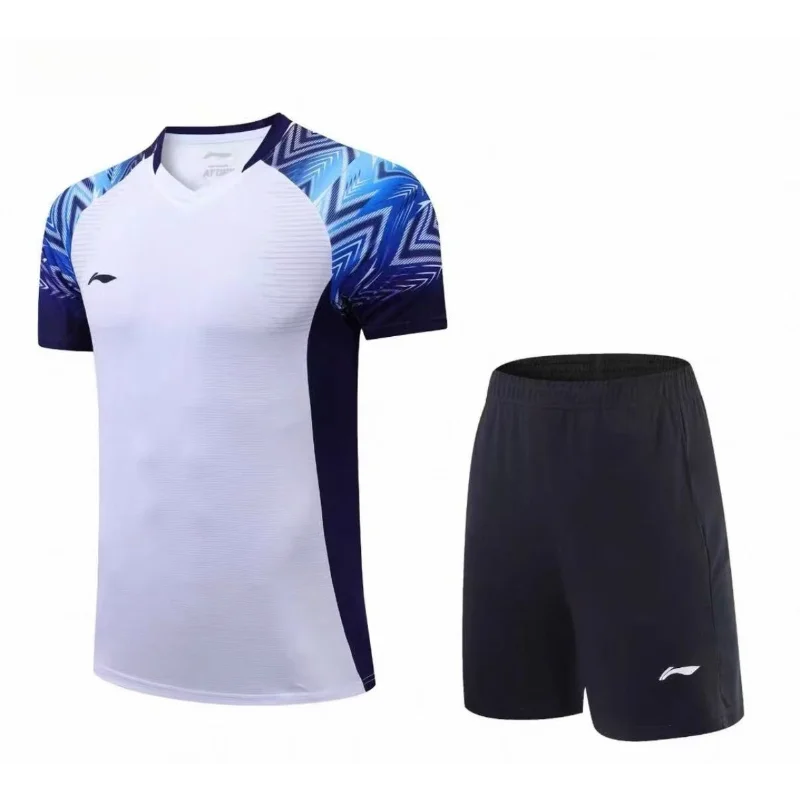 New Badminton Sportswear Table Tennis Short-sleeved Limited Edition Competition Suit Breathable Sweat-absorbent Top T-shirt