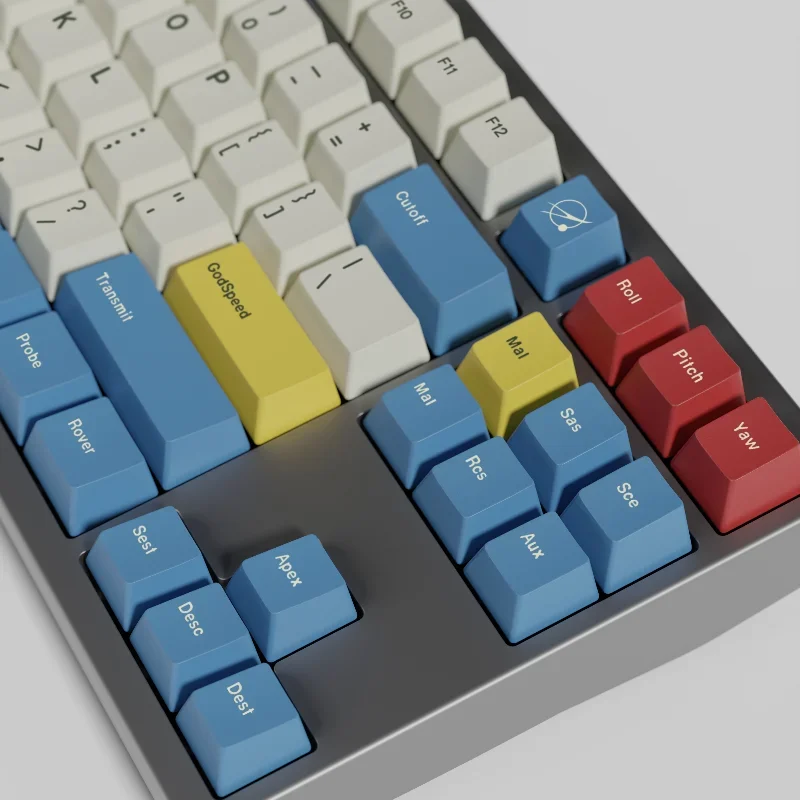 Imagem -04 - Gmk Godvelocidade Keycap 153 Chave Pbt Sublimação Keycaps Perfil Cereja Acessórios Teclado Mecânico Custom Key Caps