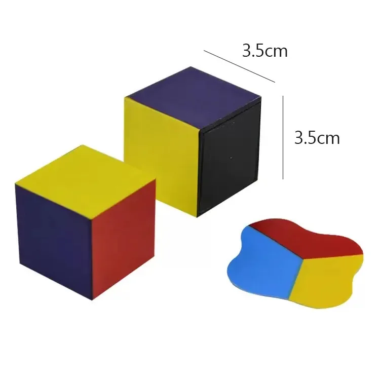 Flattened Cube Magic Tricks Singular Clone Cube Funny Magic Props Promotional Gfit Toy Magic Toys Mentalism Accessory