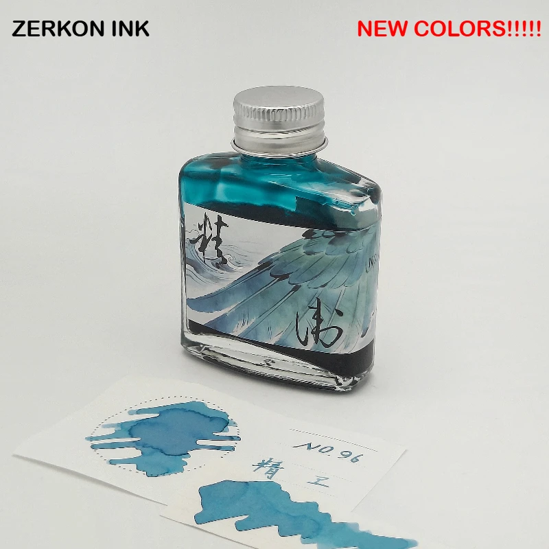 Zerkon ink 5ml 59 Colors Sheen Fountain Pen Ink Gradient Color Ink for Hongdian JINHAO Majohn School Supplies Stationery