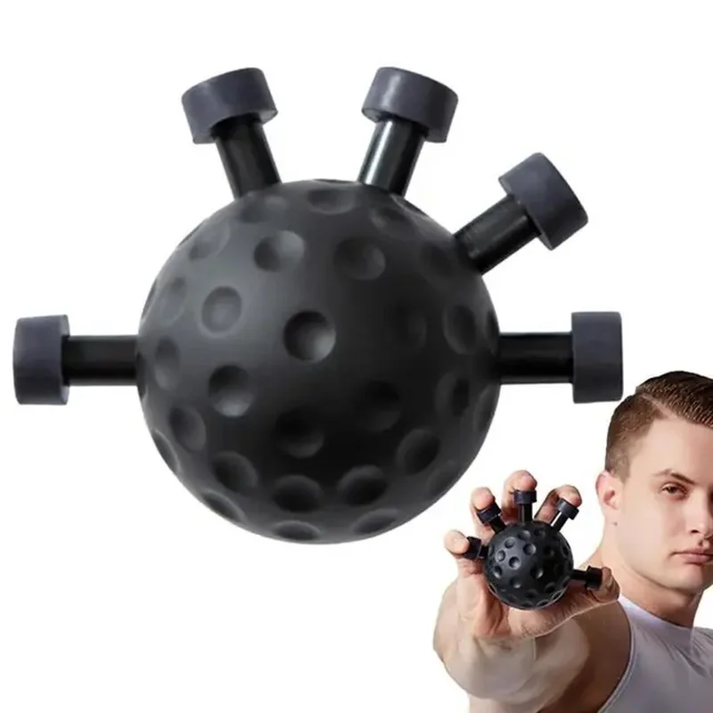 

Gym Finger Hand Strengthener Grip Adjustable Resistance Hand Balls Gripper Exerciser for Forearm Strength Climbing Training