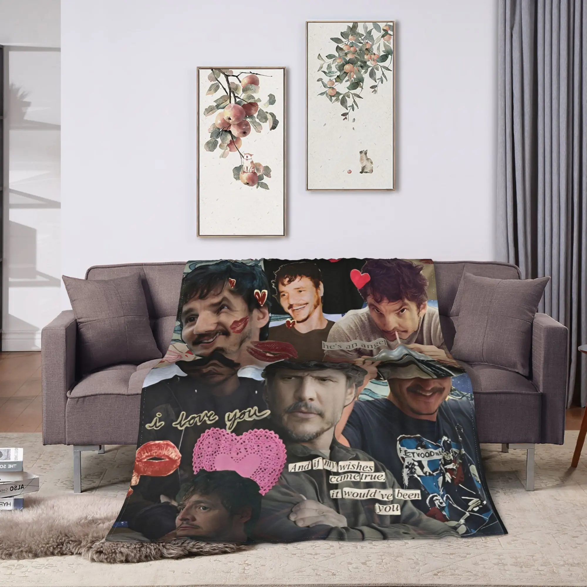 خوسيه بيدرو بالمسيدا باسكال بطانية التخييم الفانيلا رمي بطانية للأريكة السرير سوبر دافئ جودة مخصصة المفرش هدية فكرة