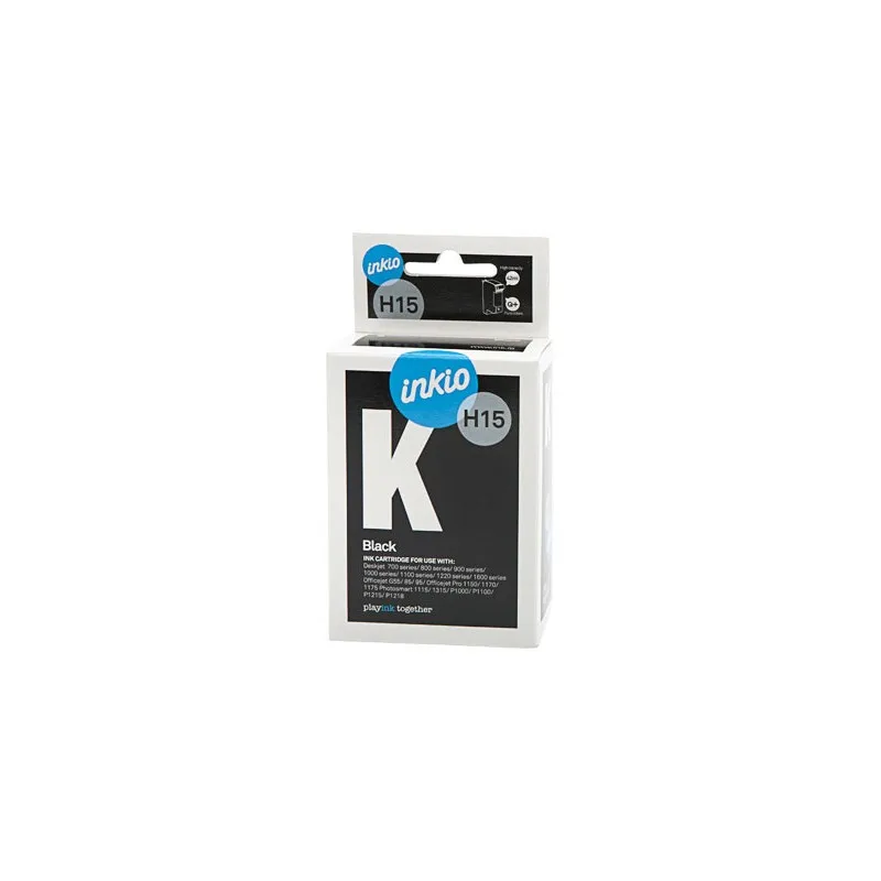 Recycled ink cartridge HP black H15, replaces a C6615D n ° 15 CH15R 8400251735720 imprimirbien.com