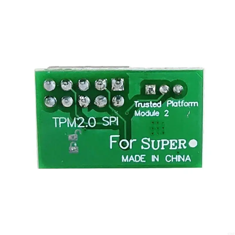 وحدة النظام الأساسي الموثوق بها C90F 10Pin SPI TPM2.0 لـ SuperMicro 10Pin SPI TPM2.0 #5