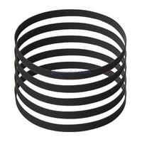 5PCS 5mm Turntable Belt Replacement Fold Length 20-460MM for RetroVinyl Record Player for Belt-driveners Turntables