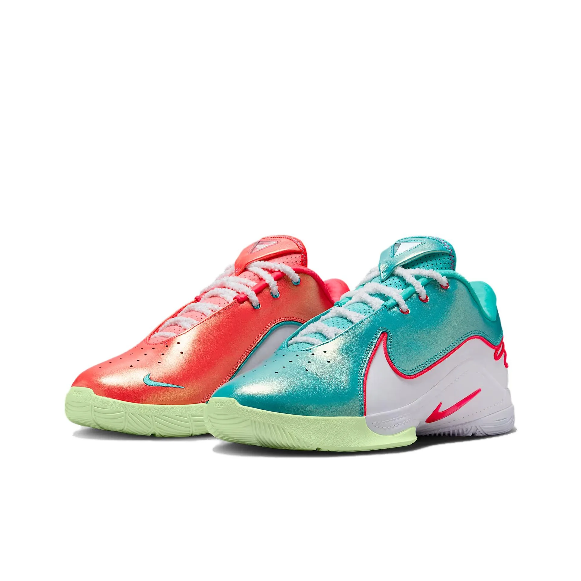 Nike LeBron 22 Low top Basketball Shoes Men's Green White Red HV5147-600