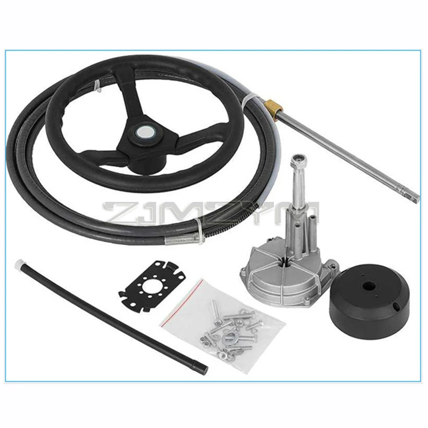 Outboard Boat Steering System Outboard Turbine Rotating Marine Steering Wheel Cable Marine accessories