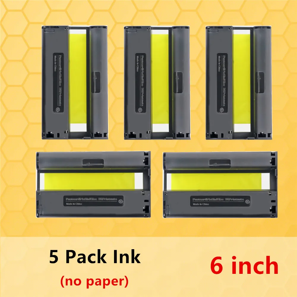 6 inch KP-108IN RP-108 RP-108V ink cartridge Photo Paper Compatible Case For Canon Printer Selphy CP1300 CP1200 CP1000 CP1500